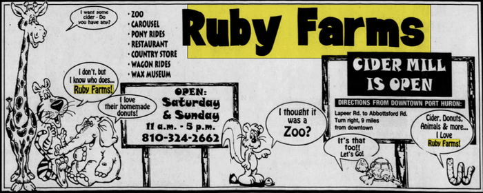 Ruby Farms - Sep 1996 Ad